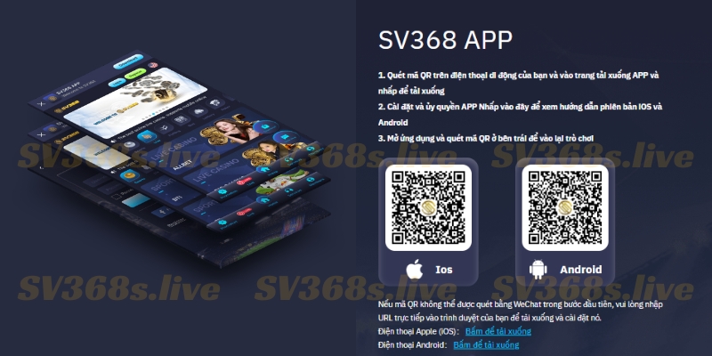 Hướng dẫn tải app SV368 chi tiết từ link chính thống